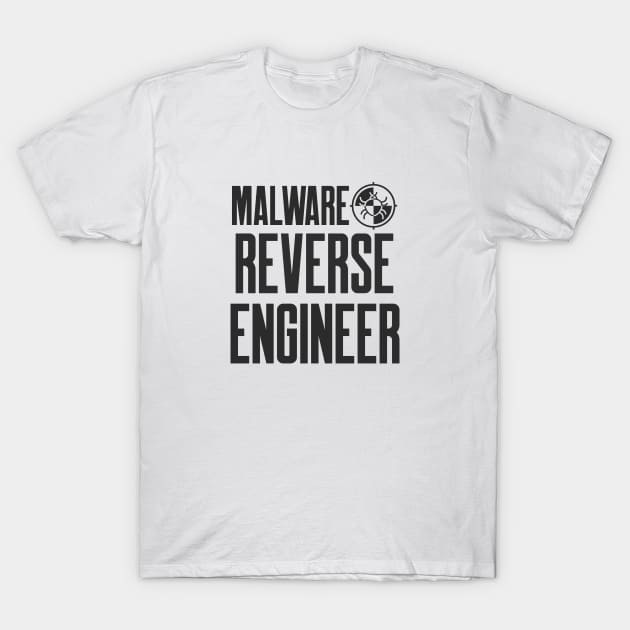 Cybersecurity Malware Reverse Engineer Bug T-Shirt by FSEstyle